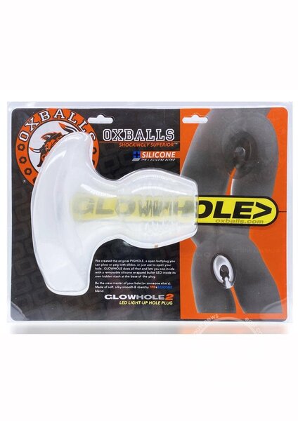 OXBALLS OXBALLS GLOWHOLE 2 LARGE BUTTPLUG