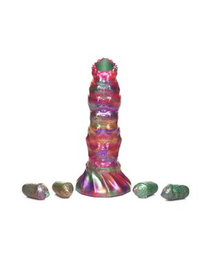 CREATURE COCKS LARVASILICONE OVIPOSITOR DILDO WITH EGGS