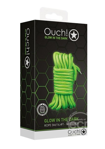 OUCH! OUCH! GLOW IN THE DARK ROPE 5M/16 STRINGS