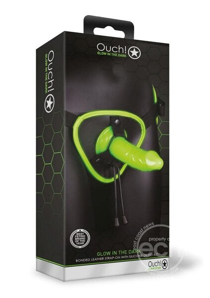 OUCH! OUCH! GLOW IN THE DARK STRAP ON HARNESS