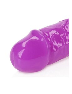 REAL ROCK REAL ROCK DOUBLE DONG GLOW IN THE DARK DILDO 15"
