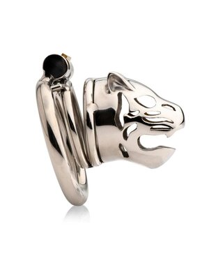 MASTER SERIES MASTER SERIES CAGED COUGAR LOCKING CHASTITY CAGE