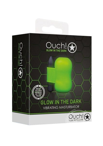 OUCH! OUCH! VIBRATING MASTURBATOR GLOW IN THE DARK