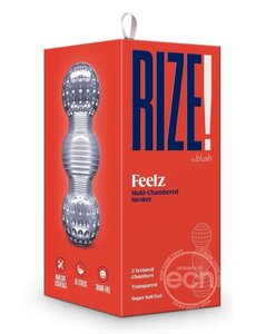 BLUSH NOVELTIES RIZE FEELZ MULTICHAMBERED STROKER