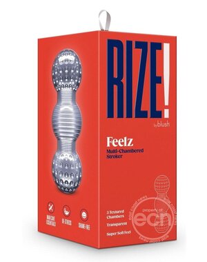 BLUSH NOVELTIES RIZE FEELZ MULTICHAMBERED STROKER