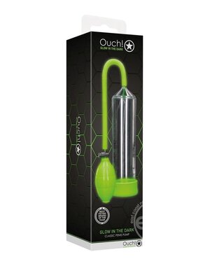 OUCH! OUCH! CLASSIC PENIS PUMP GLOW IN THE DARK