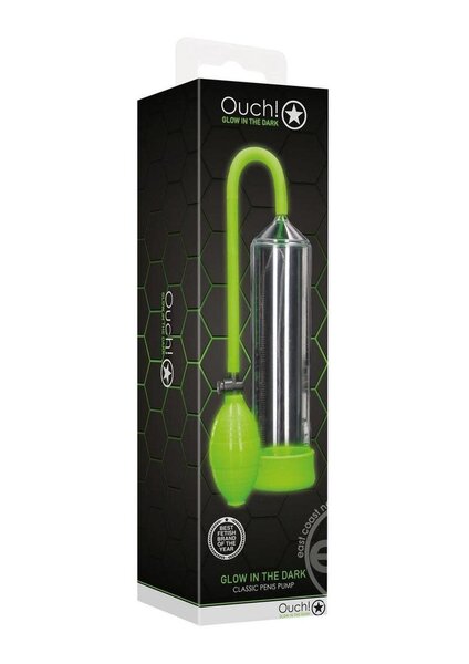 OUCH! OUCH! CLASSIC PENIS PUMP GLOW IN THE DARK