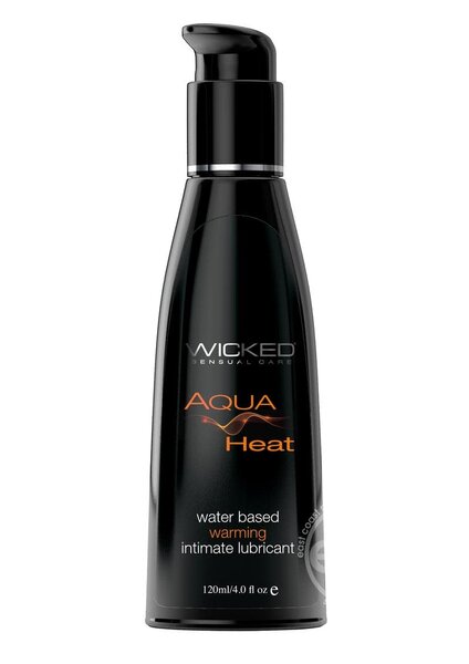 Wicked Sensual Care WICKED AQUA HEAT WATER BASED WARMING LUBRICANT 4oz