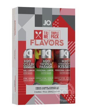 SYSTEM JO JO TRI-ME TRIPLE PACK FLAVORS (1oz BOTTLES)