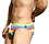 ANDREW CHRISTIAN ANDREW CHRISTIAN PRIDE STRIPE SWIM BIKINI XS