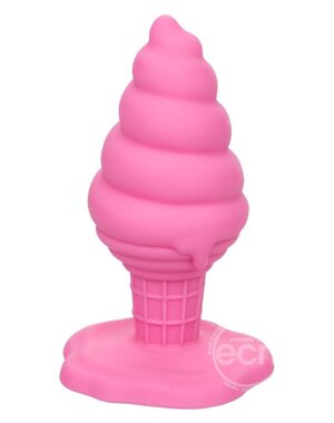 CalExotics NAUGHTY BITS YUM BUM PINK SILICONE BUTT PLUG