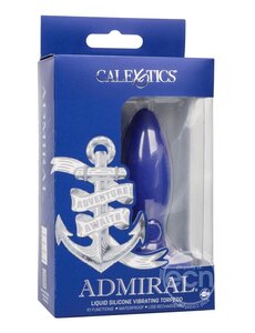 CalExotics ADMIRAL LIQUID SILICONE VIBRATING TORPEDO RECHARGEABLE ANAL PROBE