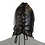 53X UNTAMED BLACK FAUX LEATHER STRAP HOOD