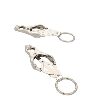 53X EFFECTIVE BEHAVIOR METAL CLOVER NIPPLE CLAMPS WITH LOOP
