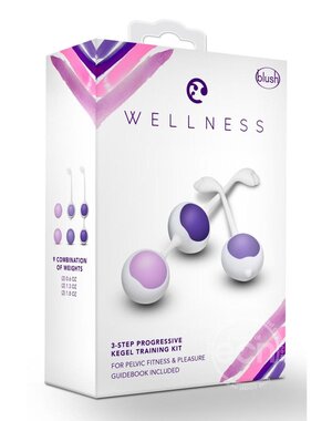BLUSH NOVELTIES WELLNESS KEGEL SILICONE TRAINING KIT