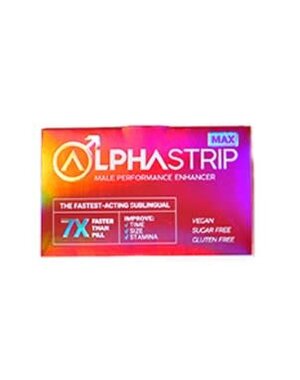 SPARK YOUR SENSATIONS ALPHA STRIP MAX STRIP MALE PERFORMANCE ENHANCER 1 PACK