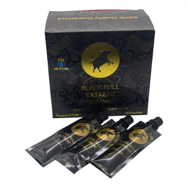 BLACK BULL EXTREME HONEY  (RESEALABLE TOP) ::SOLD AS A SINGLE SACHET::