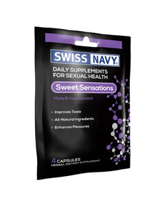 Swiss Navy BOGO  SWISS NAVY SWEET SENSATIONS 4 CAPSULES