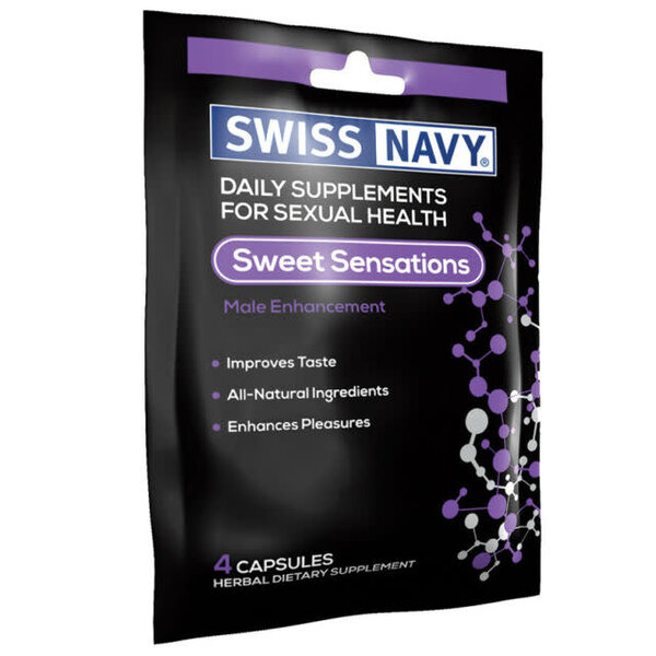 Swiss Navy BOGO  SWISS NAVY SWEET SENSATIONS 4 CAPSULES