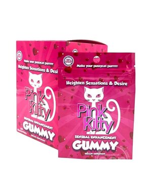 Cousins Group Inc PINK KITTY GUMMY FOR HER (STRAWBERRY)