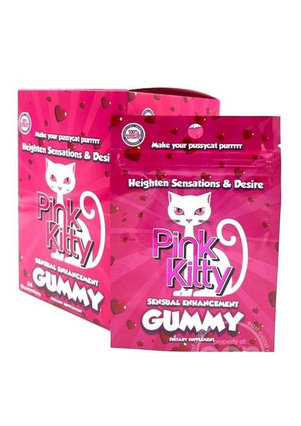Cousins Group Inc PINK KITTY GUMMY FOR HER (STRAWBERRY)