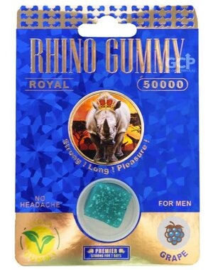 RHINO RHINO GUMMY ROYAL 50000