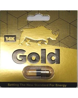  RHINO GOLD 14K PILL