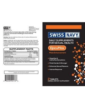 Swiss Navy SWISS NAVY EJACUMAX 2 PILL