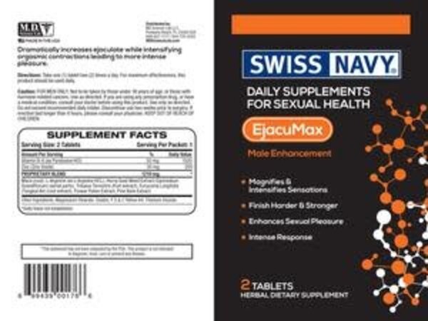 Swiss Navy SWISS NAVY EJACUMAX 2 PILL