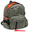 ROTHCO ROTHCO MA-1 BOMBER BACKPACK GREEN & ORANGE