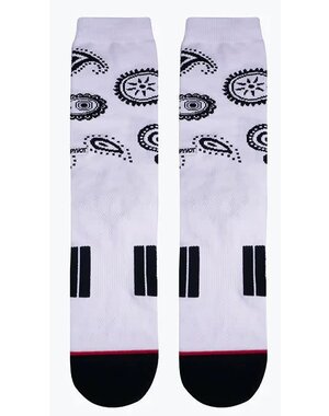 PYVOT PYVOT SOCKS WHITE PAISLEY