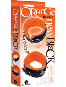 ICON BRANDS THE 9'S ORANGE IS THE NEW BLACK ANKLE LOVE CUFFS