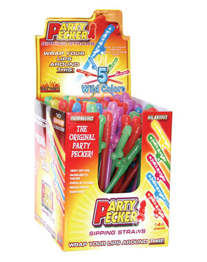 Hott Products STRAW, PARTY PECKER (SINGLE)