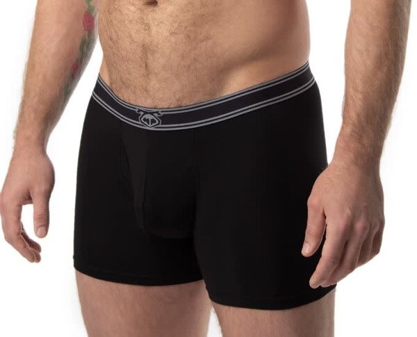 NASTY PIG NASTY PIG CORE BOXER BRIEF BLACK/GREY