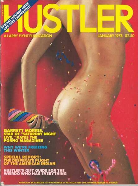 HUSTLER A LARRY FLYNT PUBLICATION JANUARY 1978: GARRETT MORRIS