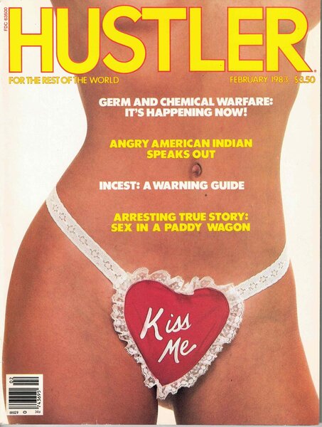 HUSTLER FOR THE REST FO THE WORLD FEBRUARY 1983