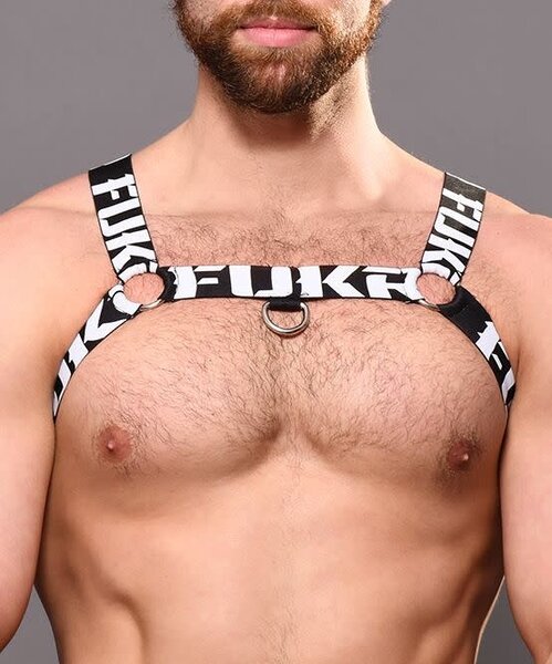 ANDREW CHRISTIAN ANDREW CHRISTIAN FUKR HARNESS BLACK & WHITE ONE SIZE
