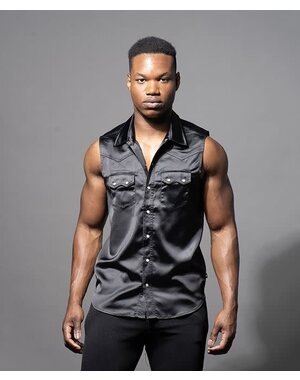 ANDREW CHRISTIAN ANDREW CHRISTIAN SATIN COWBOY SHIRT