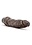 BLUSH NOVELTIES Dr. Skin Cock Vibe 7 Vibrating Dildo 8.5in - Chocolate