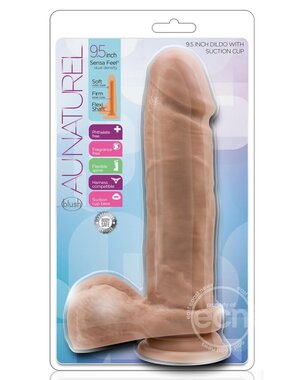 BLUSH NOVELTIES AU NATUREL WITH SUCTION 9.5"