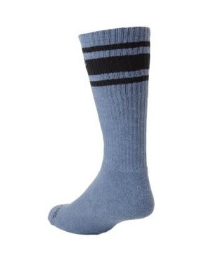 NASTY PIG NASTY PIG HOOK'D UP SPORT SOCKS DENIM HEATHER BLUE/BLACK