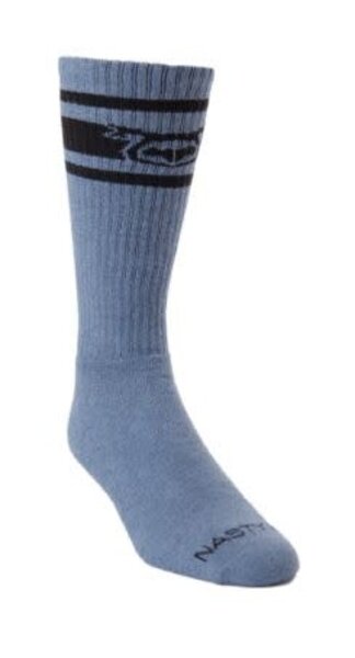 NASTY PIG NASTY PIG HOOK'D UP SPORT SOCKS DENIM HEATHER BLUE/BLACK