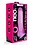 BLUSH NOVELTIES NEO ELITE GLOW IN THE DARK DILDO WITH BALLS 7.5" PINK