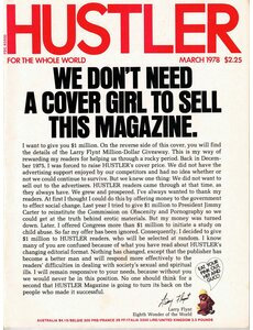  HUSTLER FOR THE WHOLE WORLD MARCH 1978