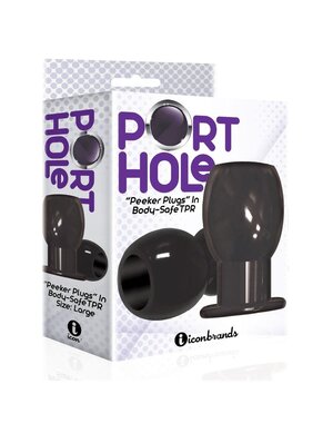 THE 9'S THE 9 PORT HOLE HOLLOW BUTT PLUG-