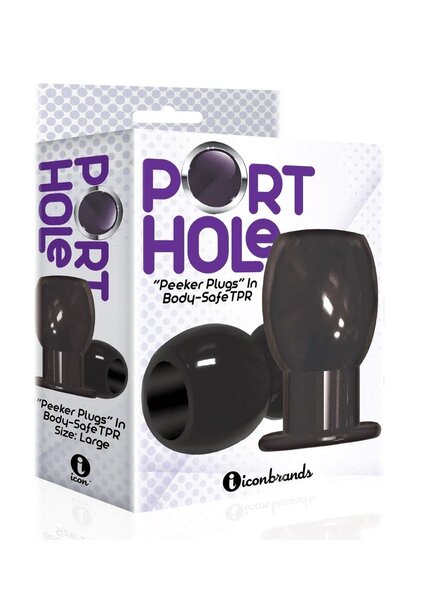 THE 9'S THE 9 PORT HOLE HOLLOW BUTT PLUG-
