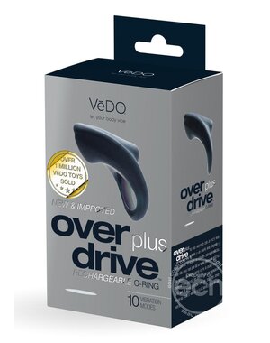 VEDO TOYS VEDO OVERDRIVE PLUS RECHARGEABLE COCK RING-