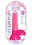 Hott Products COTTON CANDY CREAM PUFF DIDLO 6" PINK
