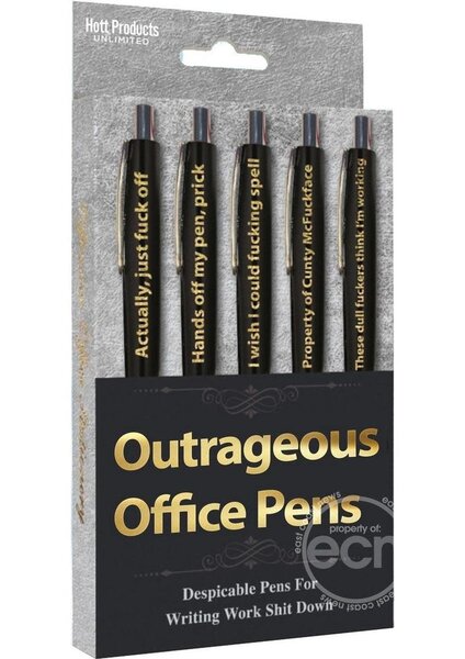 Hott Products OUTRAGEOUS OFFICE PENS