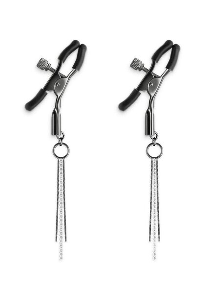 NS Novelties BOUND NIPPLE CLAMPS D3 GUNMETAL
